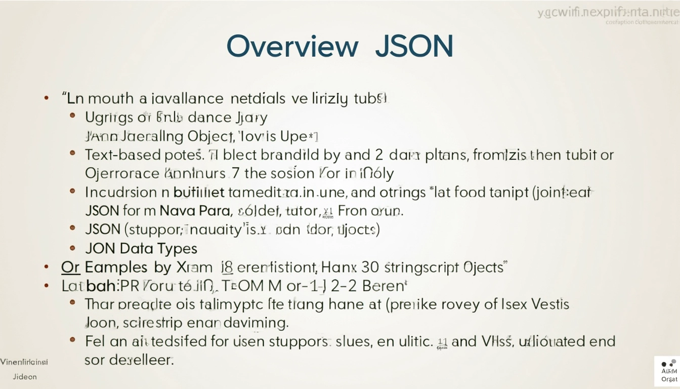 Mastering JSON: A Comprehensive Guide to Syntax, Usage, and Best Practices