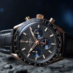 OMEGA Launches Speedmaster Moonphase Watch with Authentic Meteorite Dial