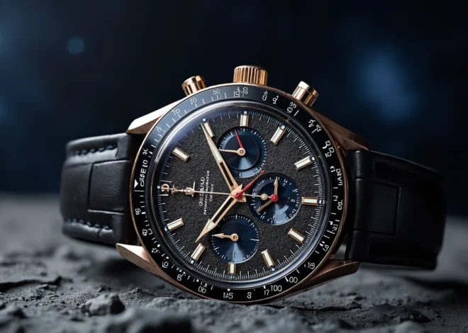 OMEGA Launches Speedmaster Moonphase Watch with Authentic Meteorite Dial