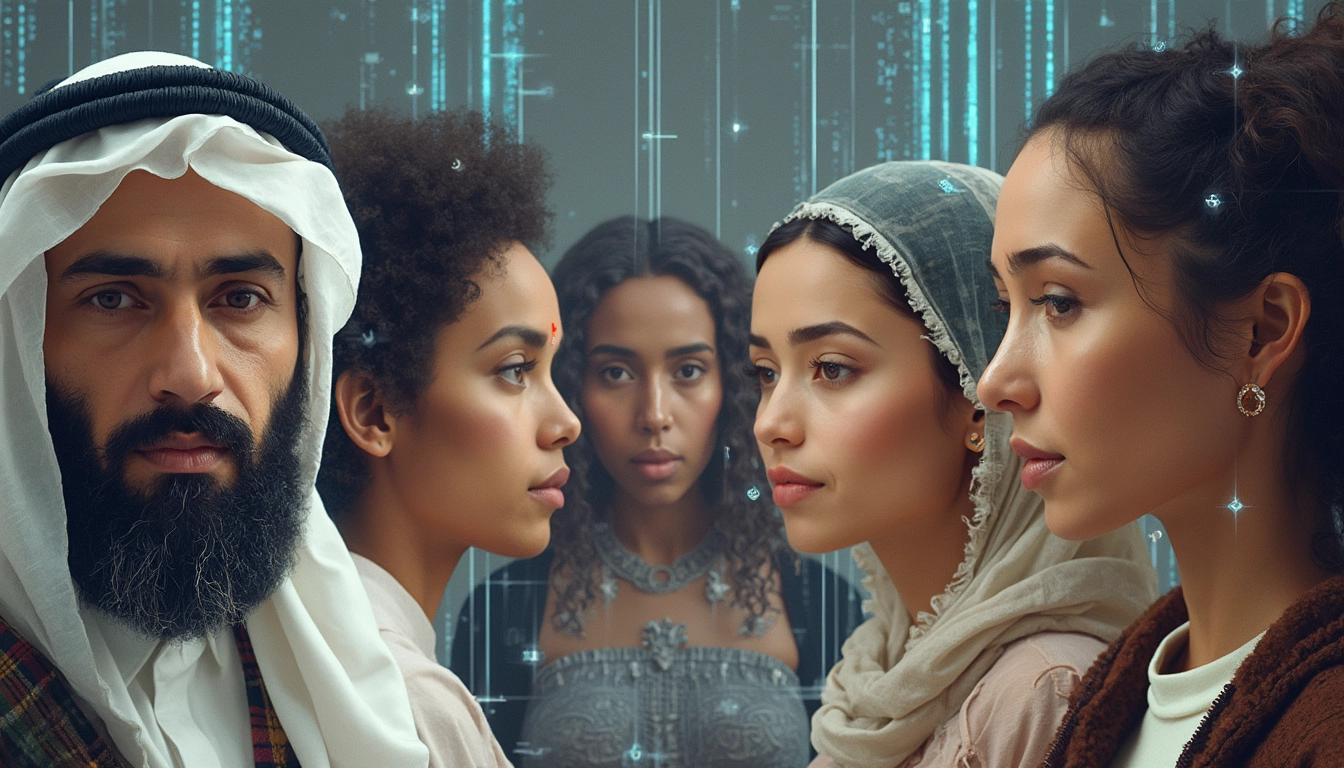 AI Generated Faces Show Concerning Biases in Gender and Racial Representation