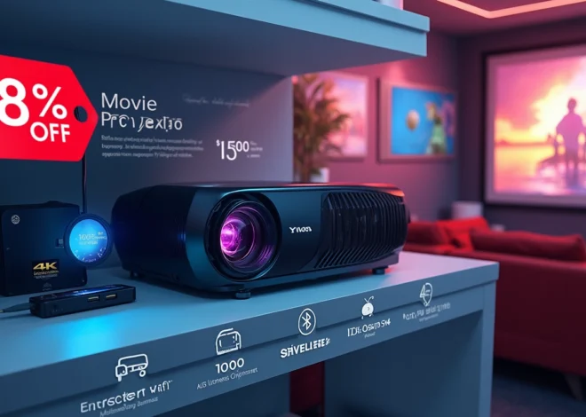 Amazon Slashes Premium Jimveo 4K Projector Price by 58 Percent